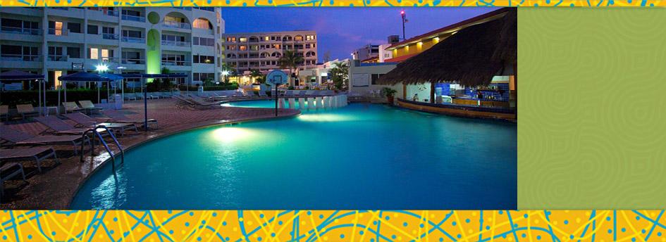 كانكون Aquamarina Beach Hotel المظهر الخارجي الصورة